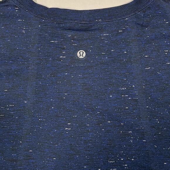 Lululemon Swiftly Relaxed Short Sleeve T Shirt Cosmic Shift Hyper Blue Sz XL - Picture 5 of 9